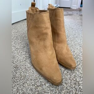 Tan Suede Ankle Boots